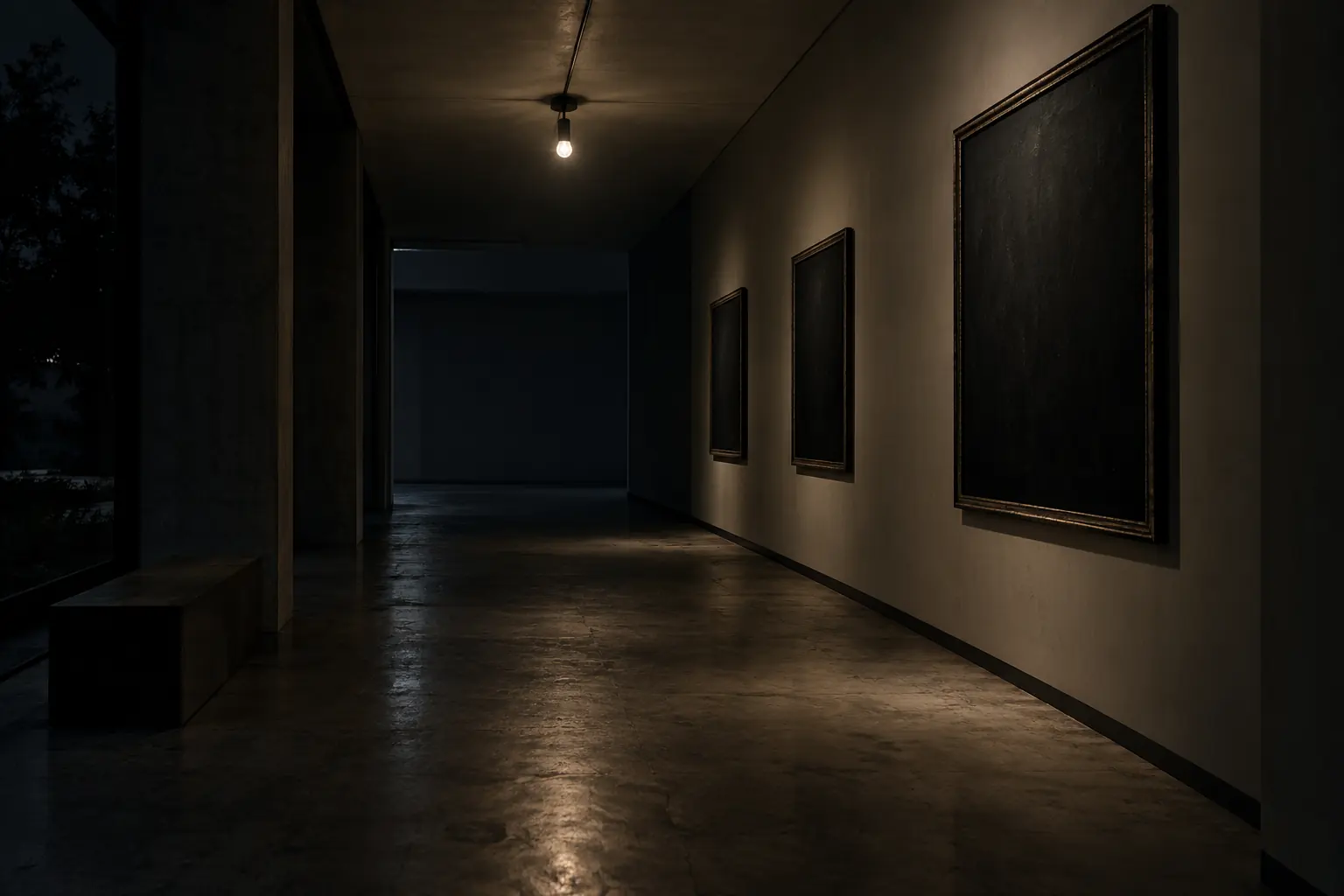 Original empty gallery illustration, not a screenshot from the game