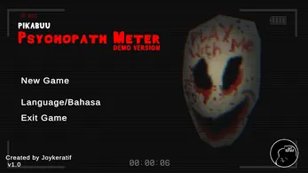 itch.io image from the Psychopath Meter demo